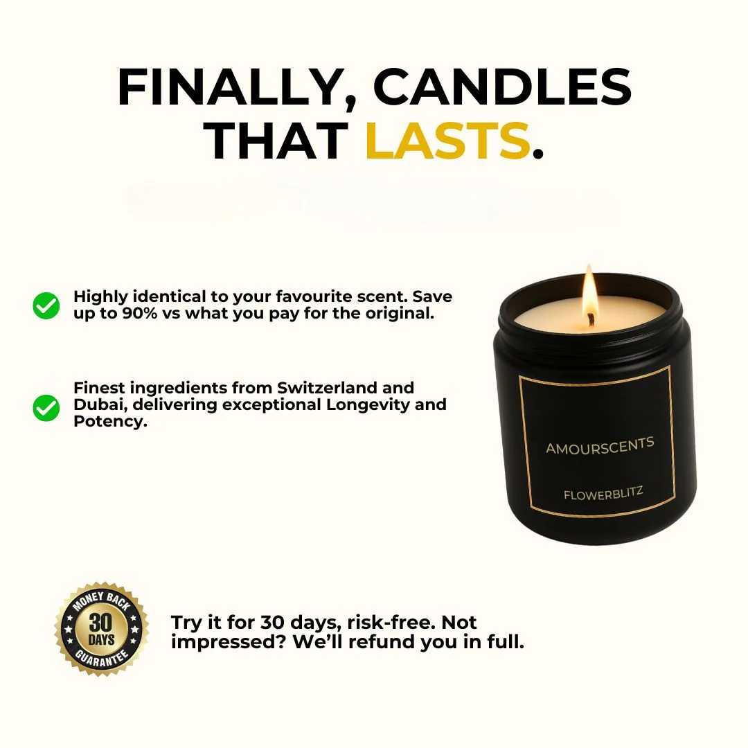 Love Hearts Candle - Image 4